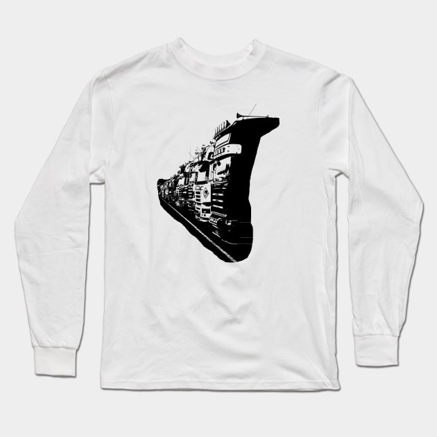 truck Long Sleeve T-Shirt by rickylabellevie